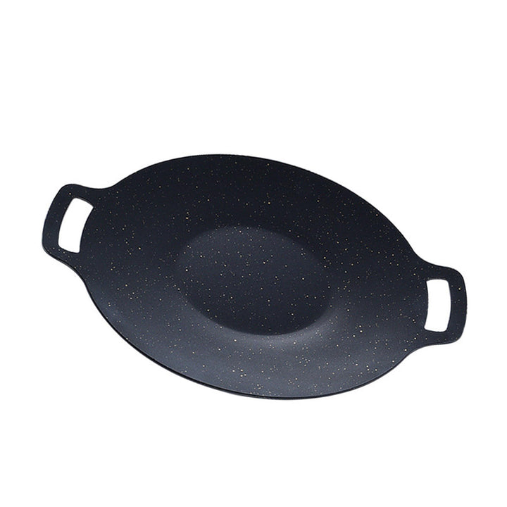 Koreanische Pfanne für Grill Maifan Stone, Hochtemperatur-Grillplatte (28 cm), 28 cm