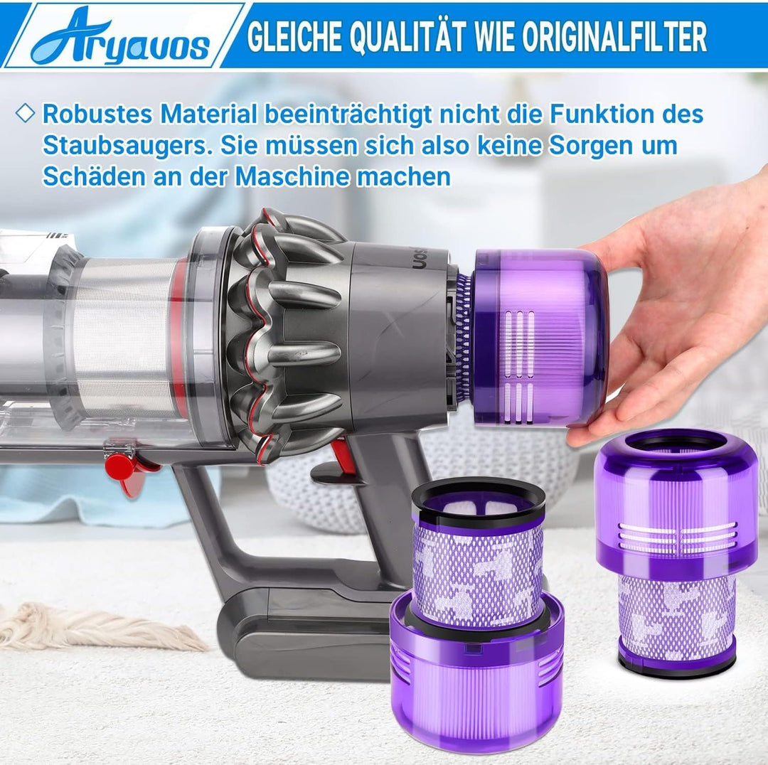 Filter für Dyson V15 V11 SV17 SV14 SV22 Staubsauger, 2 Stück Ersatzfilter Ersatzteile V11 Absolute E