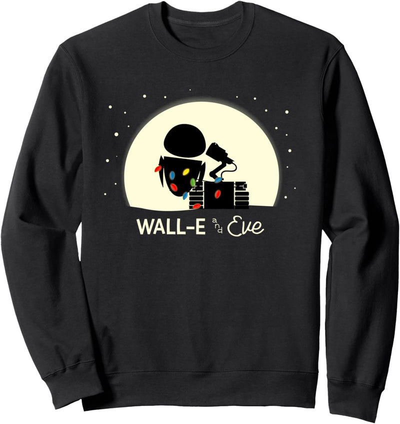 Disney and Pixar’s Wall-E and Eve Holiday Sweatshirt