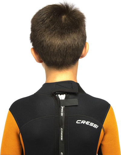 Cressi Med X Jr Wetsuit 2.5mm - Shorty Neoprenanzug Ideal zum Schnorcheln und Tauchen in gemässigten