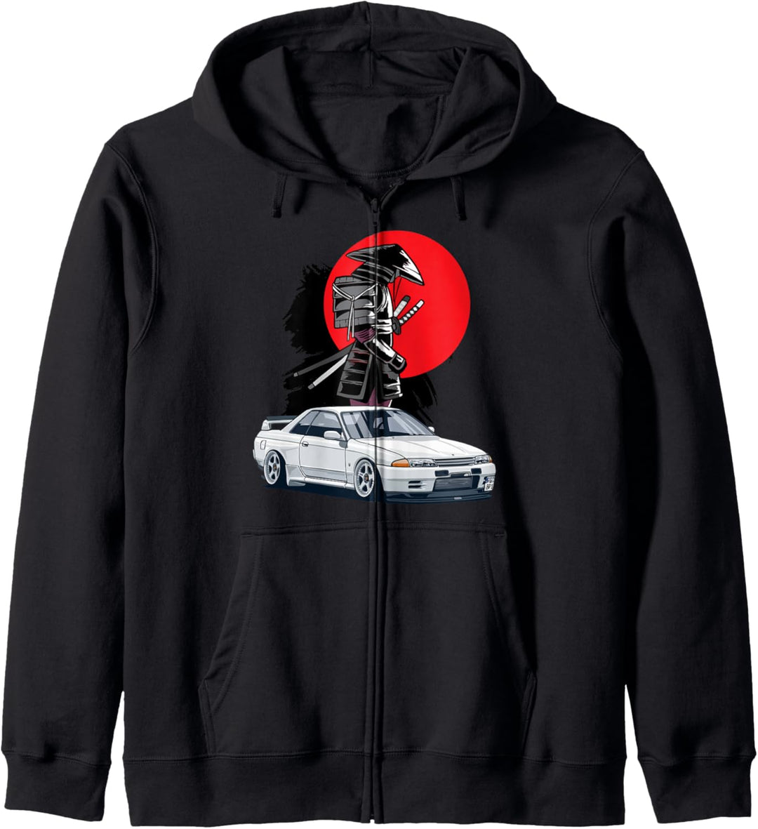 JDM Skyline R32 Autotuning Japan Samurai Drift Kapuzenjacke