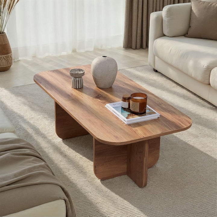 Stilvoller Couchtisch, Atlantic Pine, 120 x 60 x 41 cm | 100% melaminbeschichtete Spanplatte, 18 mm