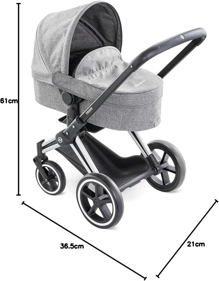 Corolle 9000140770 - Mon Grand Poupon Cybex Puppenwagen, für 36-42cm Puppen, Buggy, 3in1, faltbar, P
