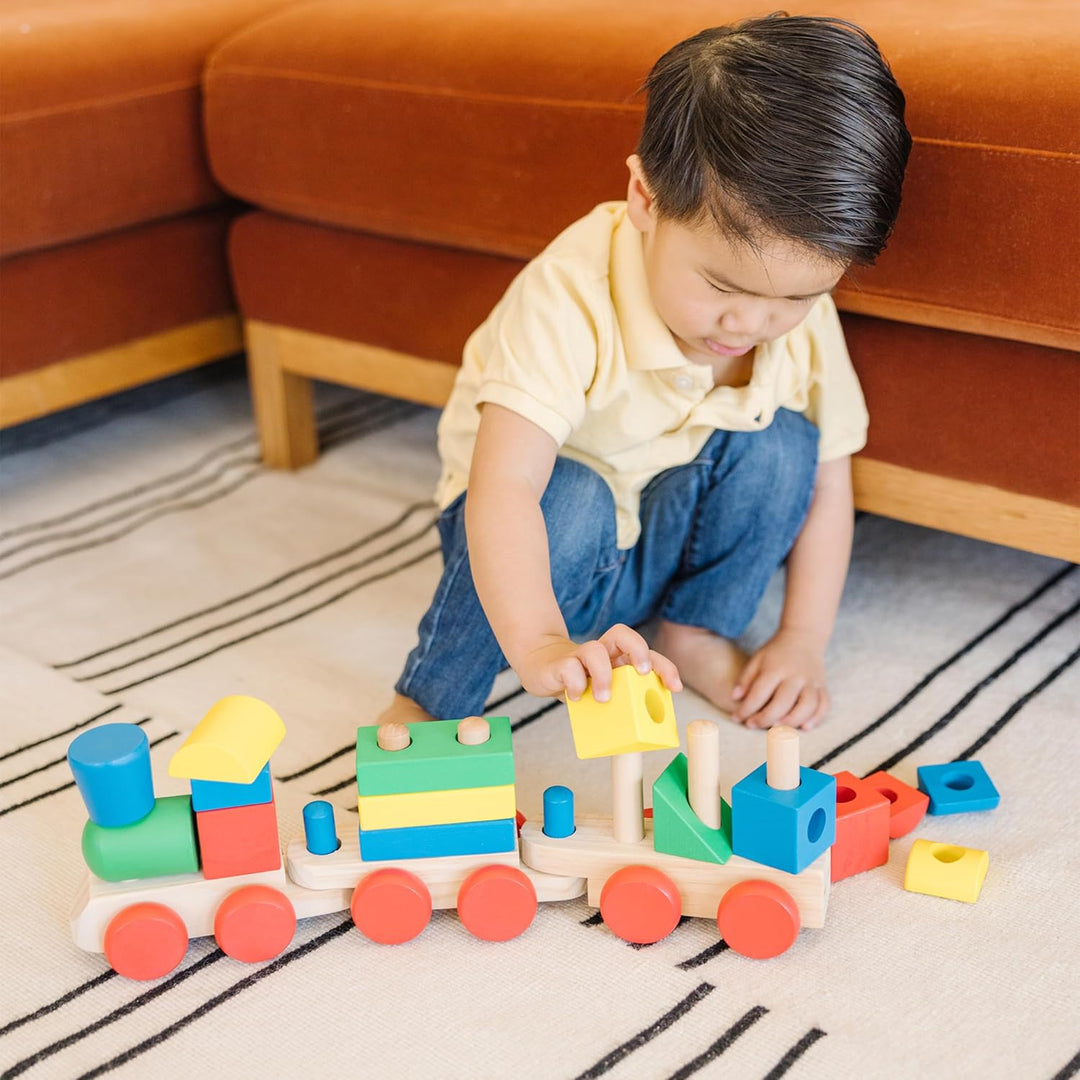 Sablon 572 - Melissa & Doug - Steck-Lokomotive (18-teilig)