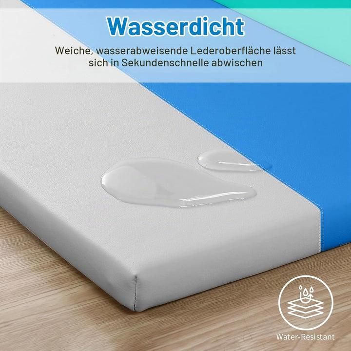 JungleDove Schaumstoff Spielmatte für Baby: 121 x 121cm PU-Leder wasserdicht Kinder Spielmatte - Bab
