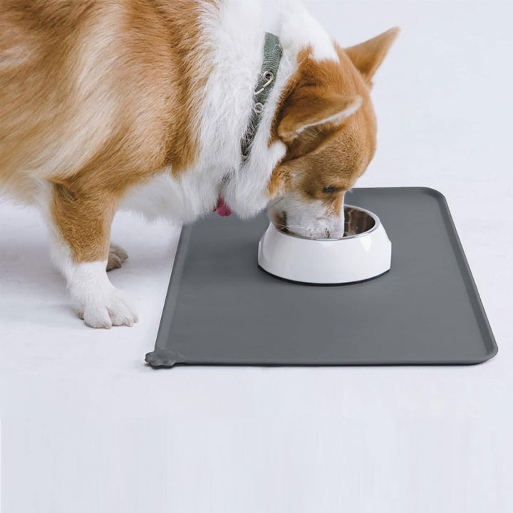 AUDWUD Silikon wasserdicht Hund und Katze Haustier Fütterung Matte,Anti-Rutsch-Tiernapf Matte,Hausti