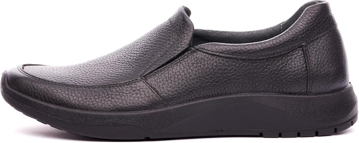 Nordan 48070 Freizeit-Loafers für Herren, leichte und Bequeme Herrenschuhe aus echtes Leder 44 EU Sc