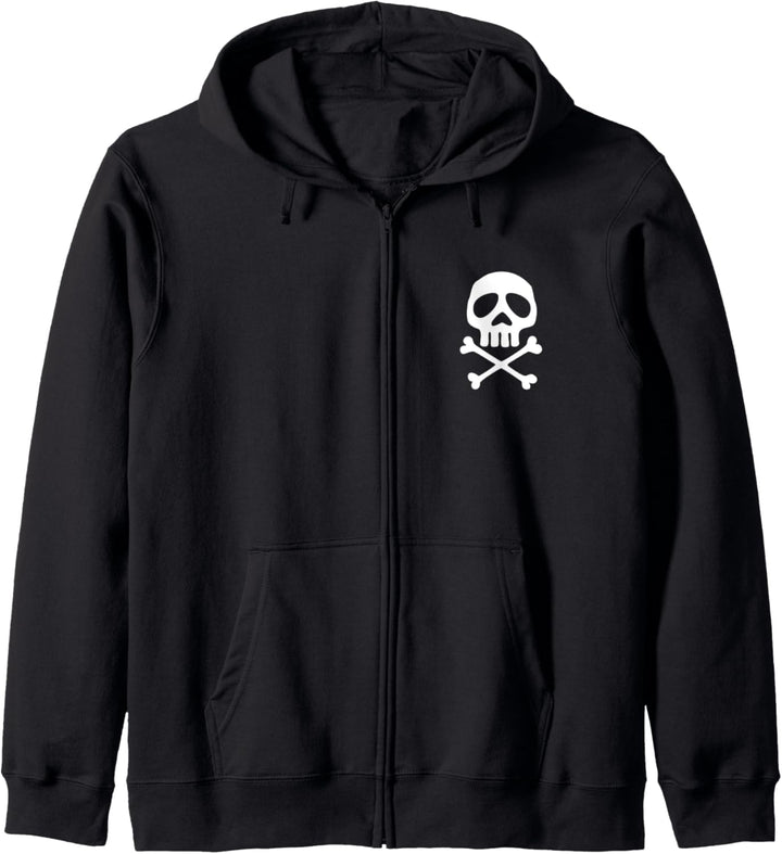 Totenkopf, Space Pirat, Kapitän, Halloween, Karneval, Party Kapuzenjacke