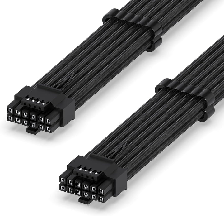 EZDIY-FAB 16AWG PCI-e 5.0 12VHPWR PSU Sleeved Kabel,600W 12+4 Pin Stecker auf 12+4 Pin Stecker Kabel