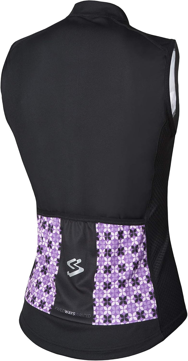 Spiuk S/M Race Damen Trikot T M S Schwarz/Violett, S Schwarz/Violett
