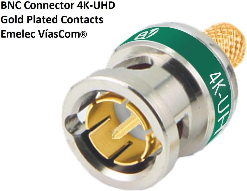 Emelec VíasCom R-SDI-3006N/030 – 30 m Videokabel 4K-UHD 12G-SDI (0.8/3.75/6.0) montiert auf Kabelhal