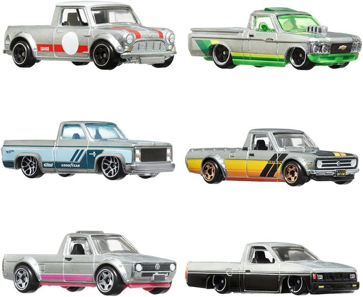 Ride on | Hot Wheels | Zamak Silber HRX57 | Multipack 6 Fahrzeuge