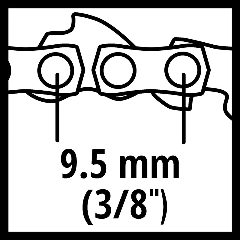 Original Einhell Ersatzkette 40cm (Kettensägen-Zubehör, passend für Elektro-Kettensäge GC-EC 2040, K