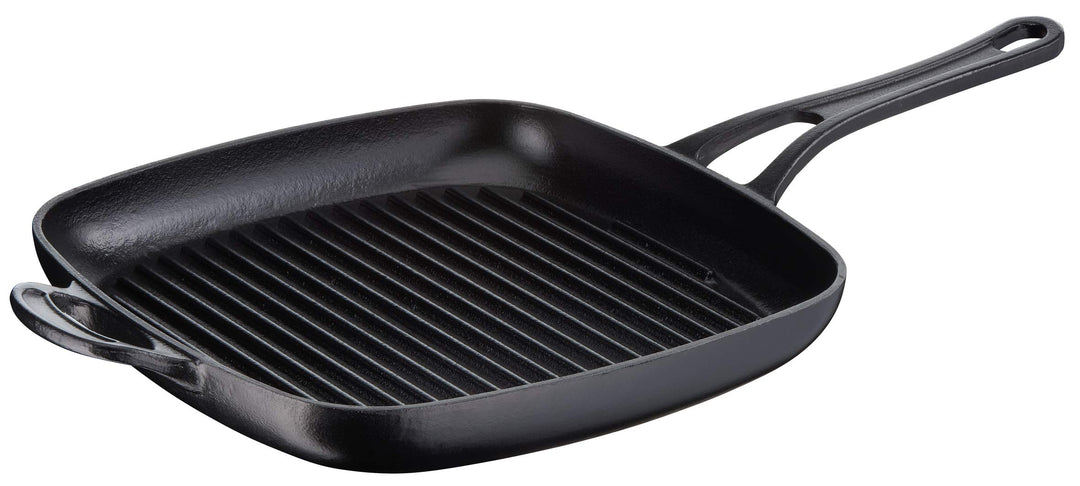 Tefal E21391 Jamie Oliver Guss Grillpfanne Emaille-Beschichtung 25 cm, Eisenguss
