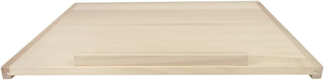 Wooden World - Traditionelles Teigbrett aus Holz zum Kneten STOLNICA (XL 63 x 50 cm), XL 63 x 50 cm