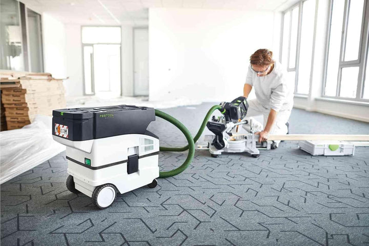 Festool Akku-Absaugmobil CTLC MIDI I-Plus CLEANTEC (mit Hauptfilter, SELFCLEAN Filtersack, Saugschla