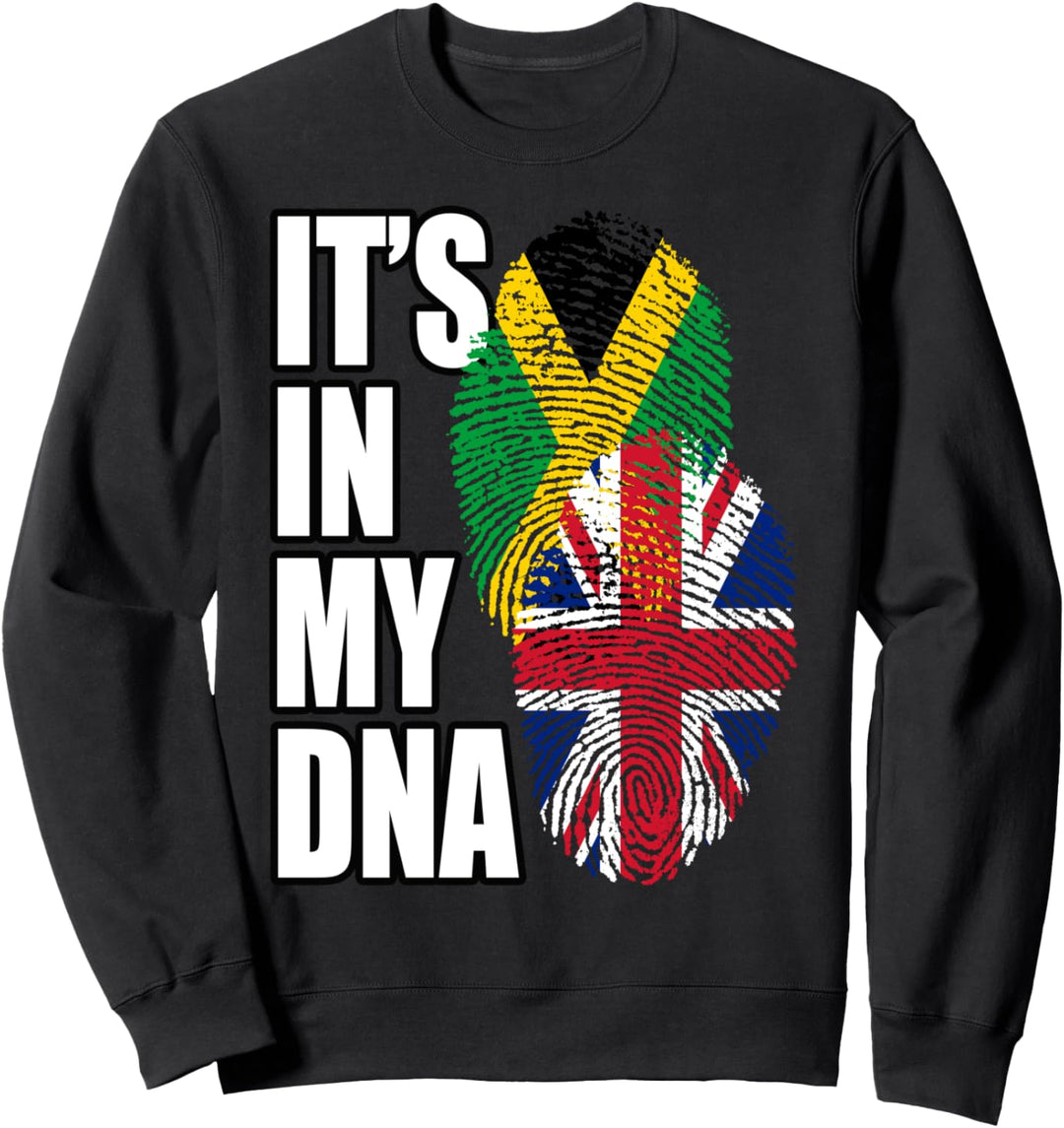Britische und jamaikanische Mischung aus DNA-Flaggenerbe Sweatshirt