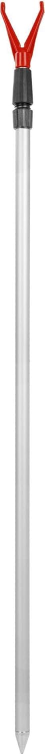 Teleskop-Rutenhalter Rutenständer 75-135 cm 4 Set Aluminium Rutenauflage mit V-Auflage Angelzubehör,