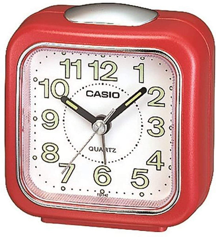 Casio Collection Unisex-Wecker TQ-142 Rot, Rot