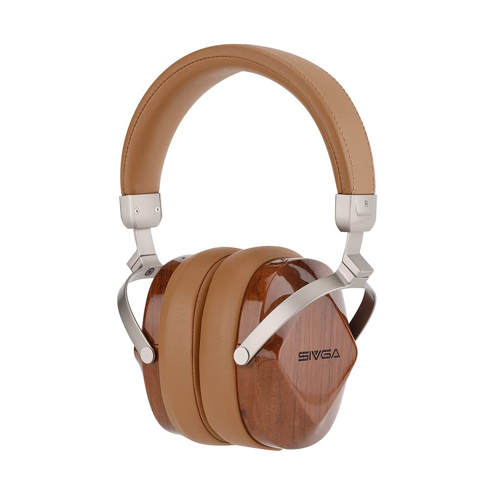 SIVGA Oriole Classic Holz Geschlossen Zurück Verdrahtet Dynamischen Kopfhörer (Braun), Braun