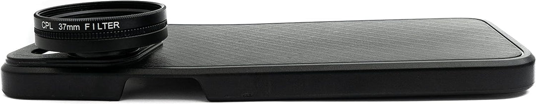 System-S CPL Filter 37mm Circular Polarizer Linse Schwarz mit Hülle für iPhone 12 Pro Max
