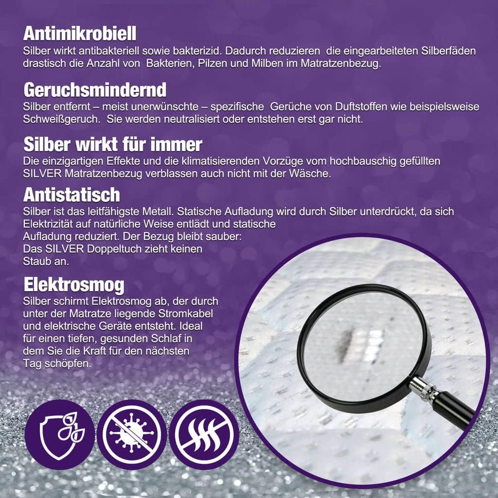 Traumreiter Seitenschläferkissen mit Bezug Baumwolle Bordeaux orthopädisches Memory Foam Kissen Visc