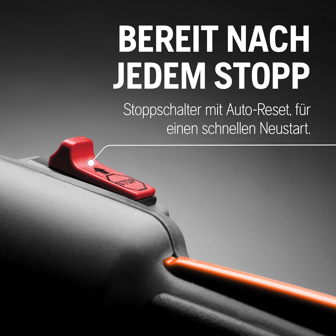 Husqvarna 122C Benzin-Rasentrimmer - mit 21,7cm³ 2-Takt-Motor, 43 cm Schnittbreite, gebogenem Schaft