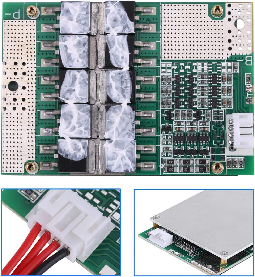 Li-Ion 18650 Batterieschutzplatine, 3S 11,1 V/12 V/12,6 V 50 A Batterie BMS PCB-Schutzplatine mit Wa