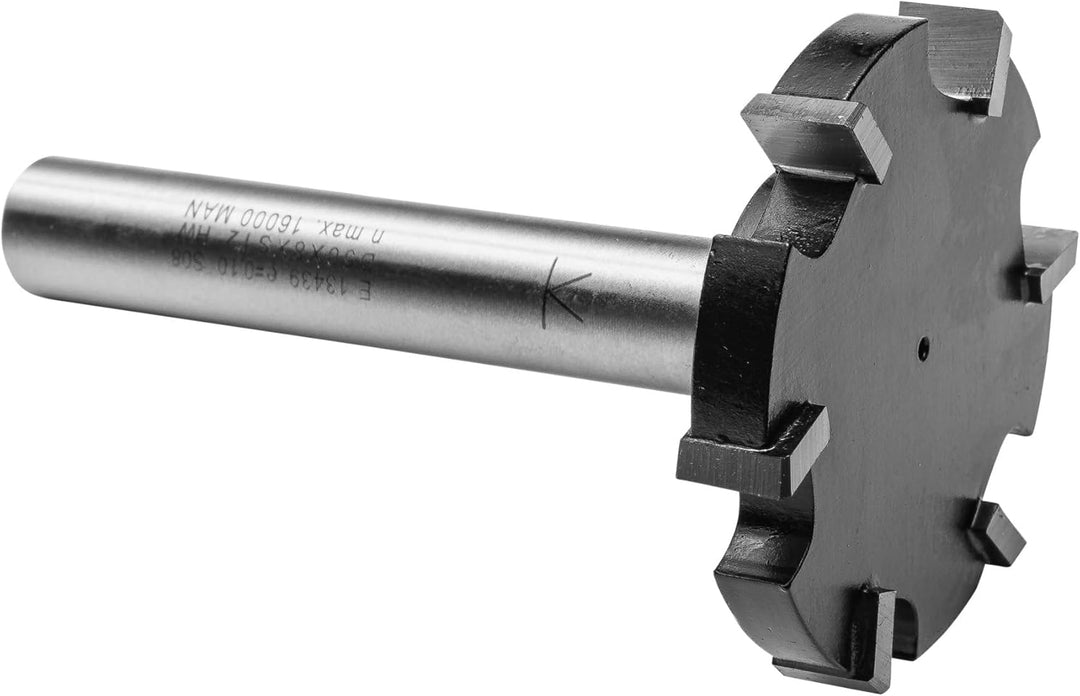 ENT 13439 Planfräser HW, Schaft (S) 12 mm, Durchmesser (D) 50 mm, NL 8 mm, SL 70 mm, GL 83 mm, Z6 SL