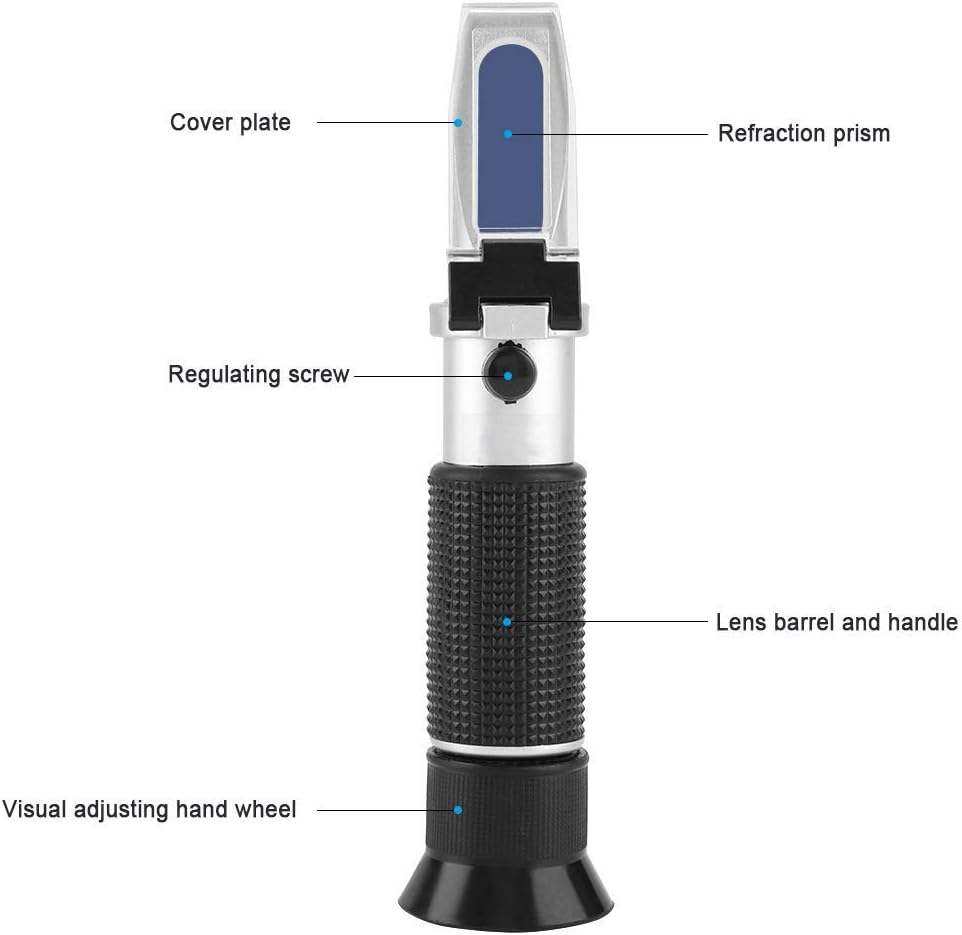 Brix Refraktometer Professionelles 0~20% Zuckergehalt messgerät Brix Scale Range Tester mit automati