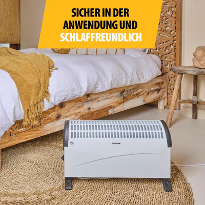 Tristar Konvektionsheizung - 1500 W, Thermostat, 2 Einstellungen, bis zu 20 m², KA-5911 1500W,