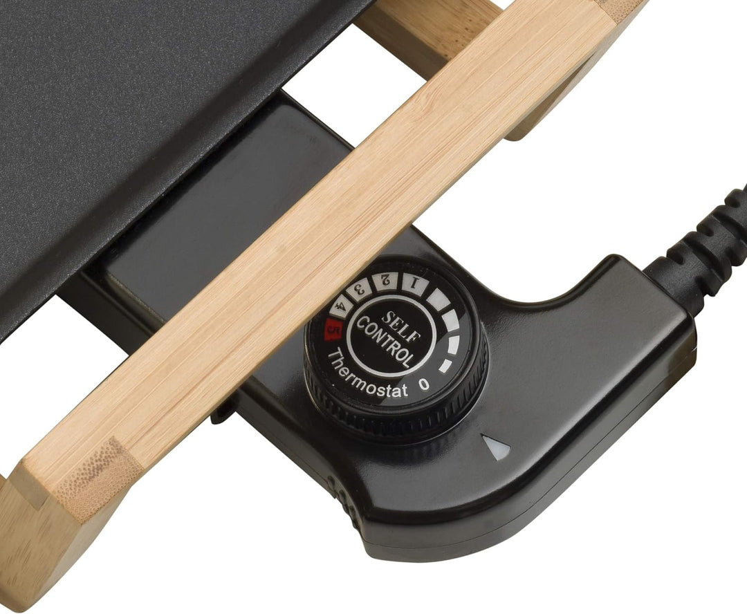 Bestron elektrischer Tischgrill, XXL Teppanyaki Grillplatte im Asia Design, Grillspass für 8 Persone