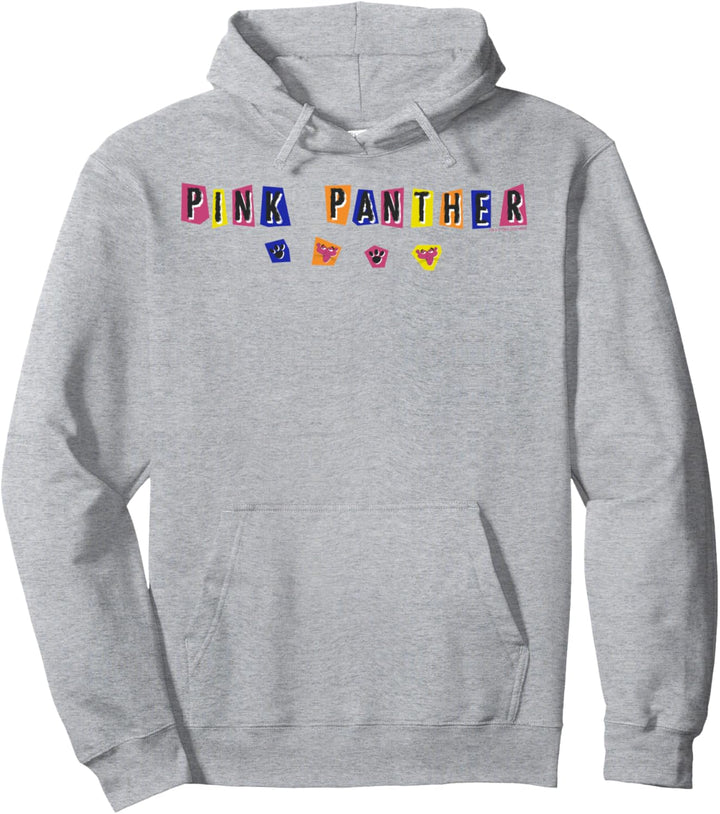 The Pink Panther Retro Text Cut Out Pullover Hoodie