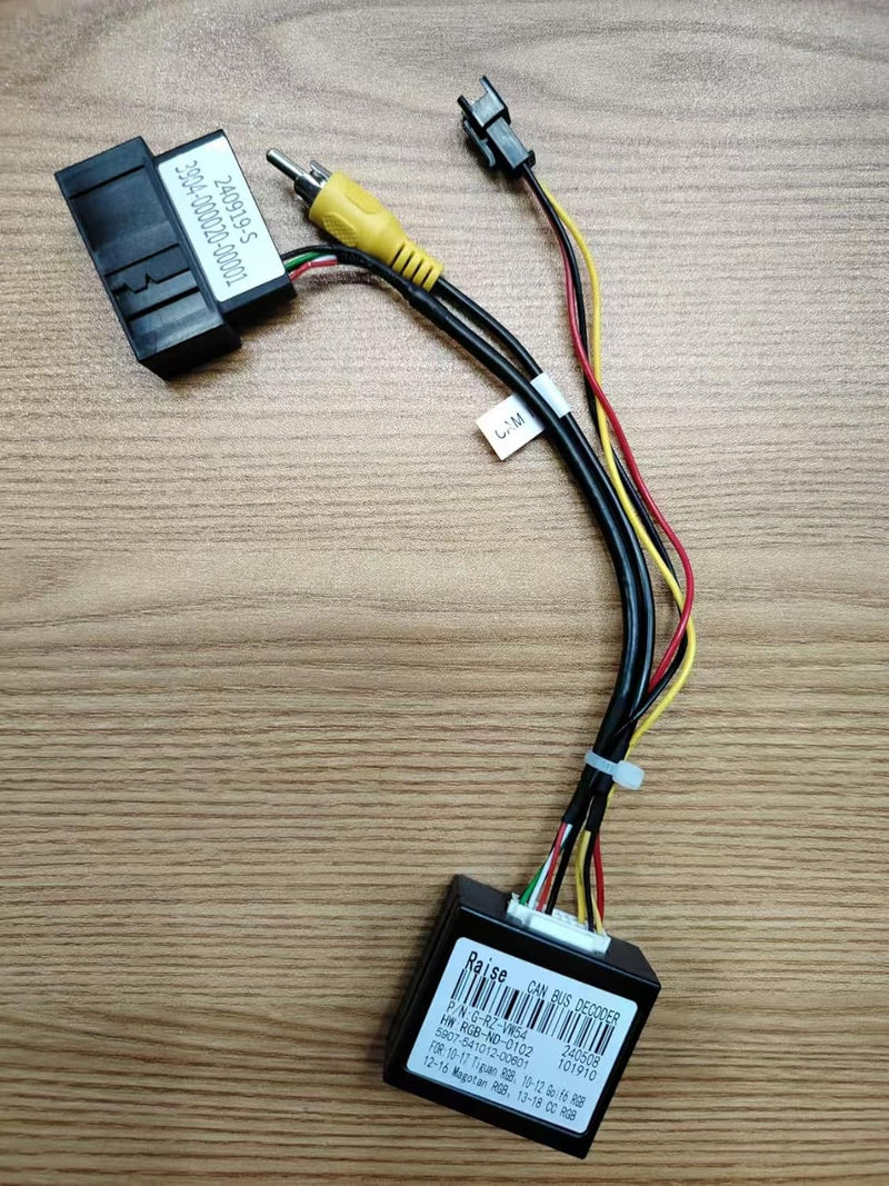 Adapter für VW Rückfahrkamera Decoder Box für eonon GA9453 GA9453B Q53Pro R53(Autoradio für VW SEAT