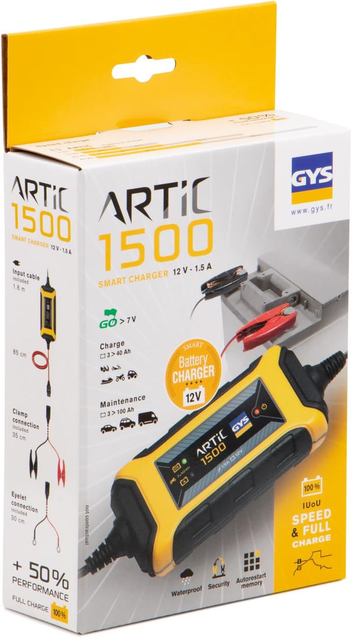 GYS Ladegerät Batterieladegeräte 12 V Artic 1500