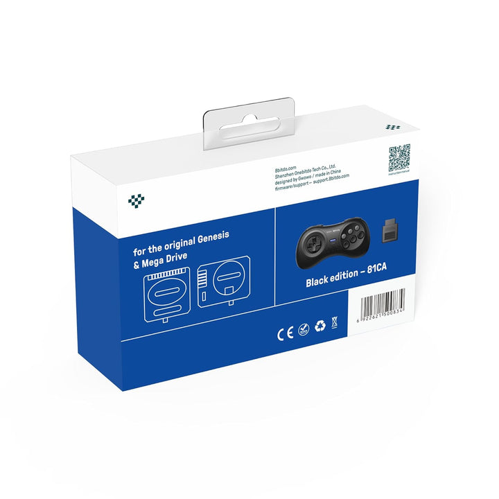 8Bitdo M30 2.4G Wireless Gamepad for the Original for Sega Mega Drive/Genesis - Black (Platform: Seg
