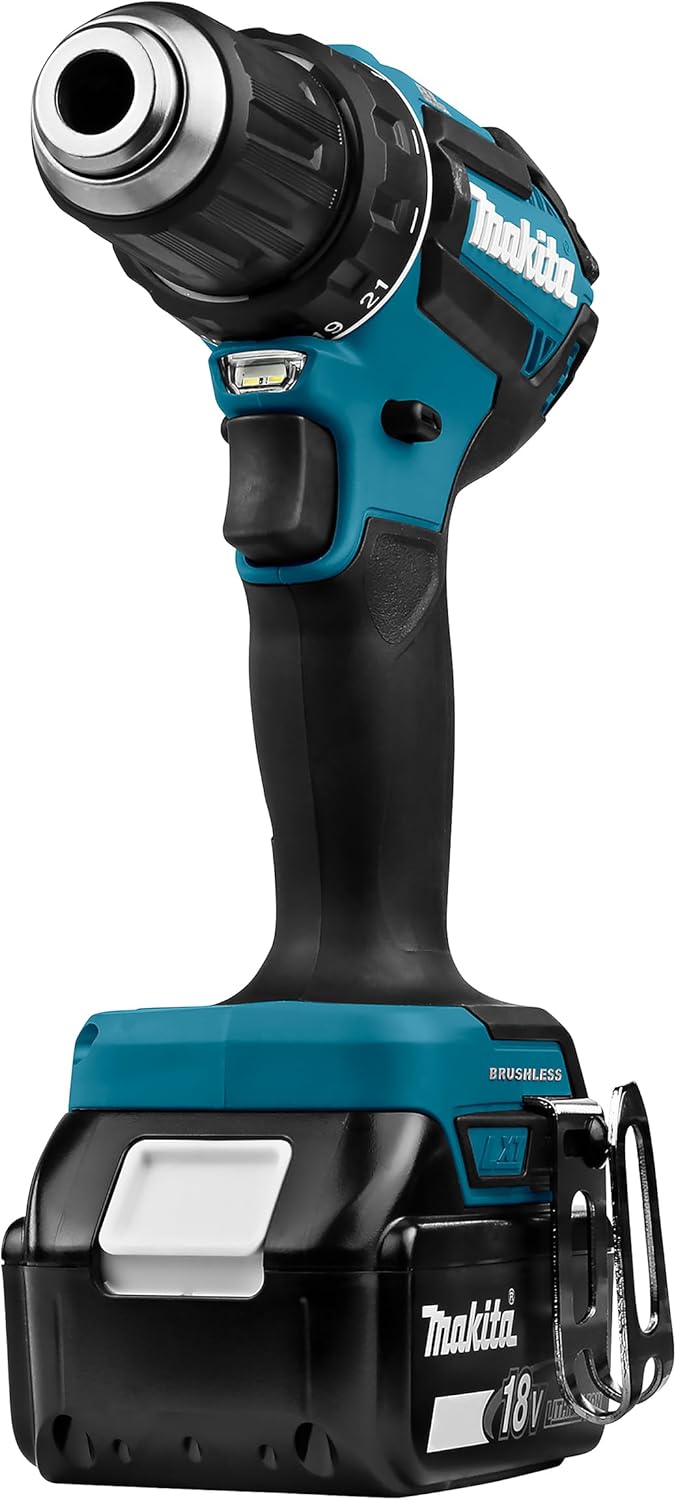 Makita DDF485RFJ Akku-Bohrschrauber 18V / 3,0 Ah, 2 Akkus + Ladegerät im MAKPAC 2 Akkus 3Ah, mit Lad