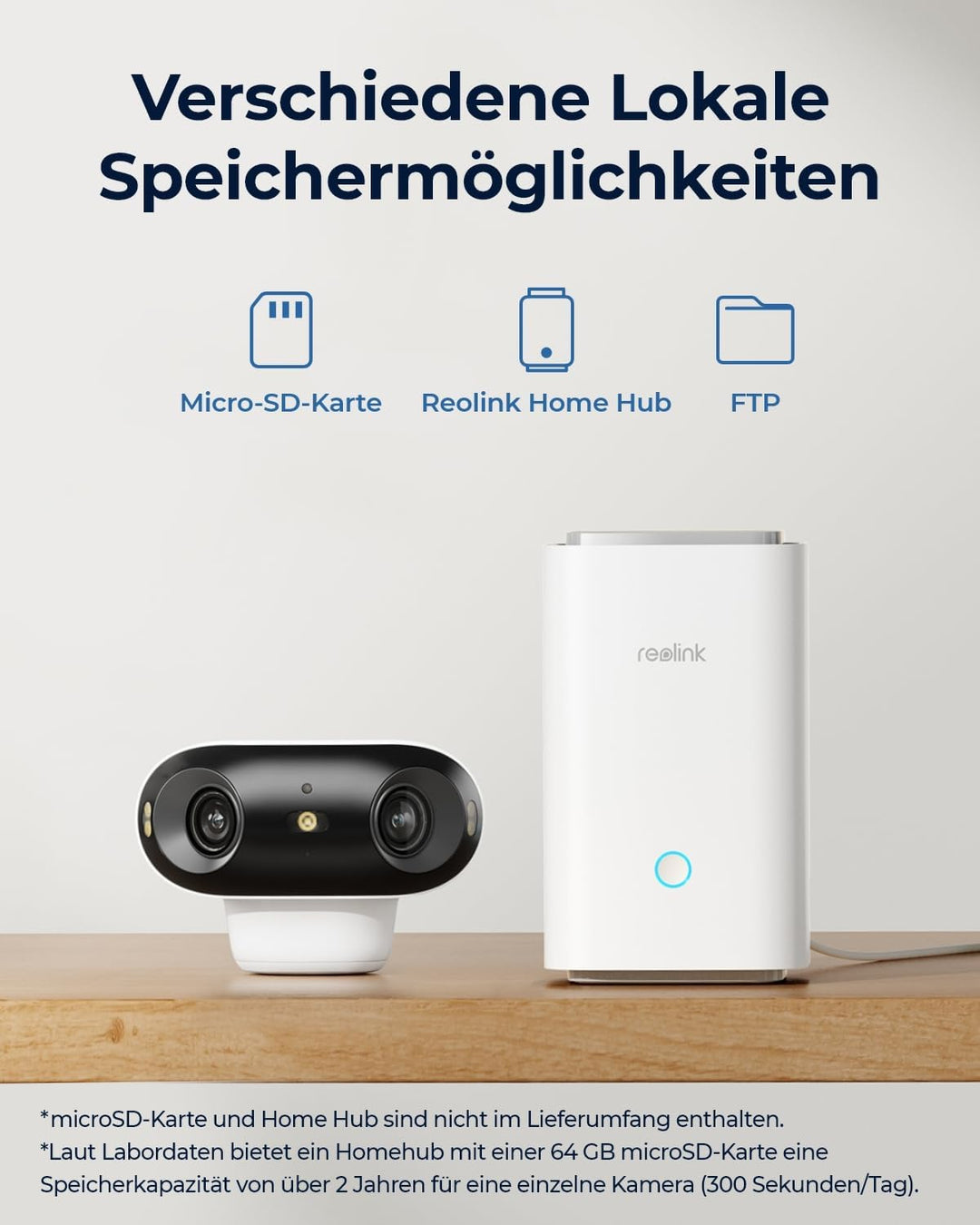 Reolink Argus 4 Pro, 4K Solar Überwachungskamera Aussen Akku, ColorX-Nachtsicht, 180°-Weitwinkel, 8M