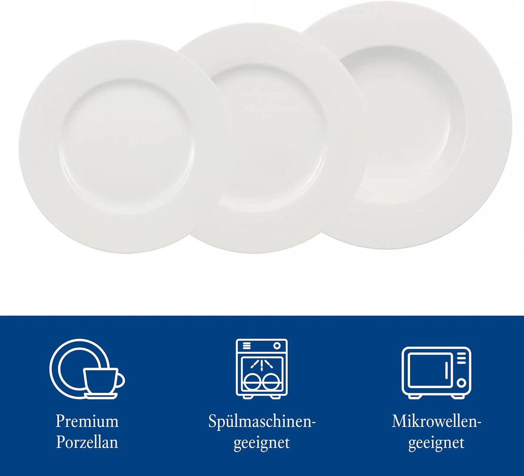 VilleroyundBoch 10-1155-8152 Wonderful World Teller-Set 12-tlg. weiss Fine China