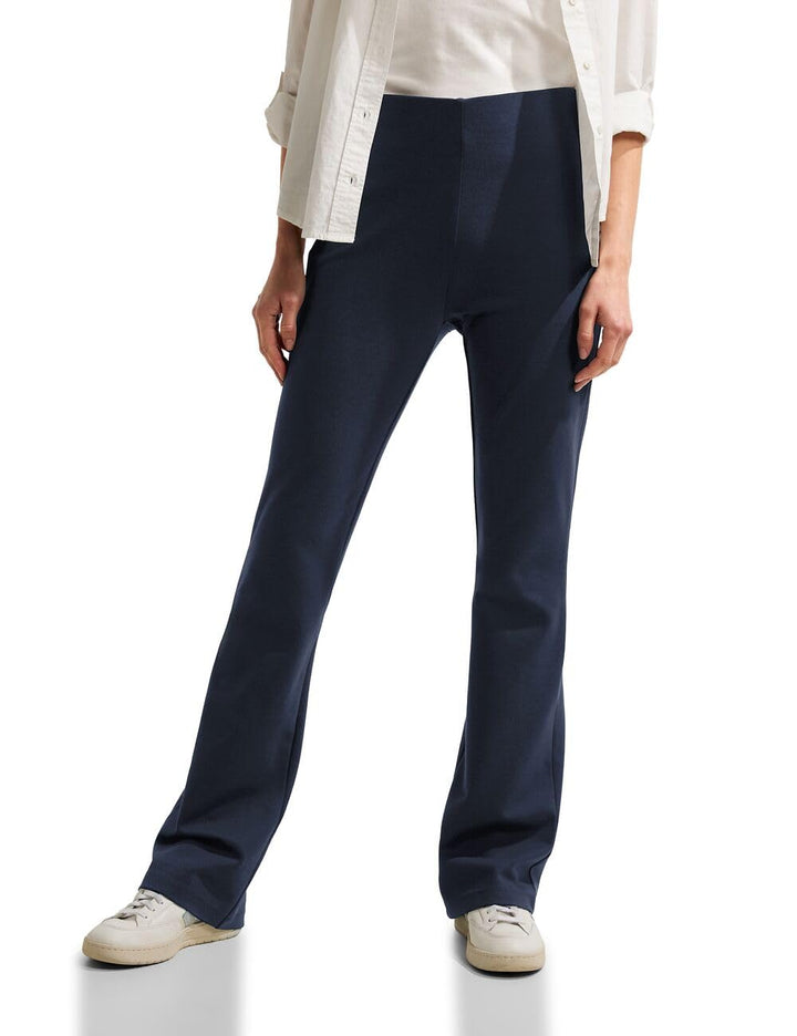 Cecil Damen Bootcut Stretch Hose S / 32L Night Sky Blue, S / 32L Night Sky Blue