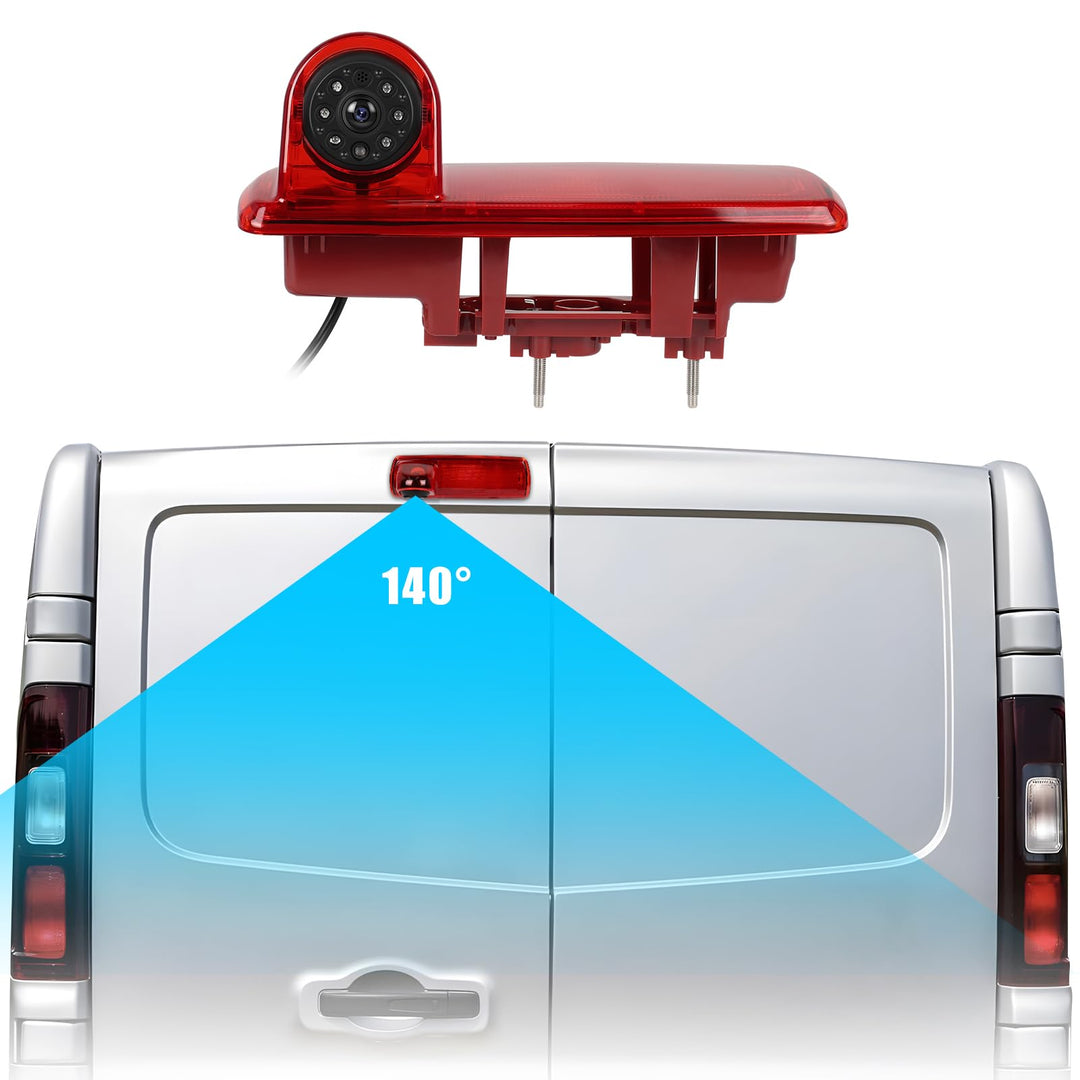 CAMECHO 720P HD Rückfahrkamera für Renault trafic 2014-2017/für O-pel Vivaro 2014-2017, 140° Weitwin
