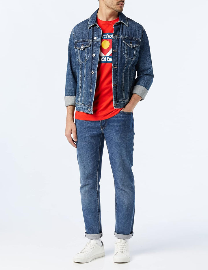 Kings of Indigo Herren Darius T-Shirt M Rot (Red Mountain Flag 7911), M Rot (Red Mountain Flag 7911)