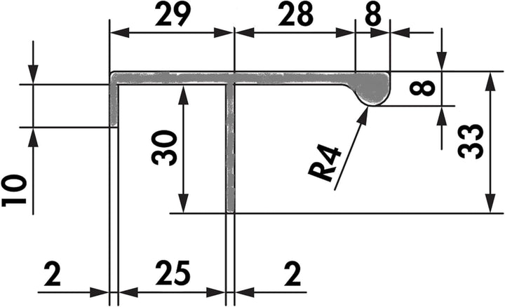 HANDTUCHHALTER GESCHIRRTUCHHALTER 32CM FÜR GRIFFLOSE FRONTEN OHNE Bohren ZUM AUFSTECKEN SCHWARZ