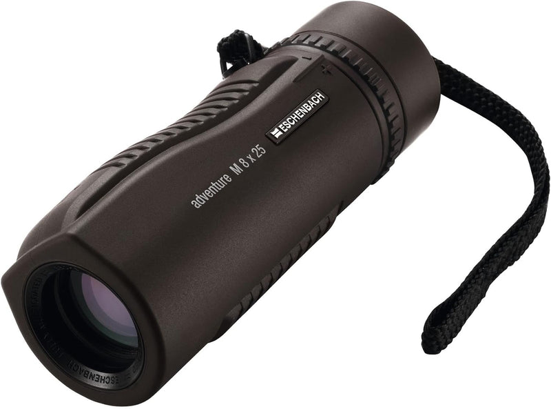 Eschenbach Optik Monokular adventure M 8 x 25, robust, geringes Gewicht, wasserdicht, braun, Mono