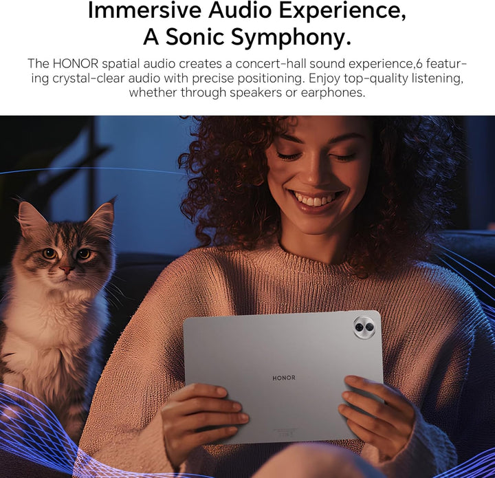 HONOR Pad 10 Tablet 8+256 GB, 12,1 Zoll, 120 Hz, 2,5K-Display, Snapdragon 7 Gen 3, 10100-mAh-Akku, u