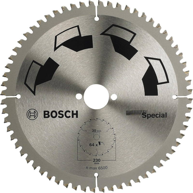 Bosch DIY Kreissägeblatt Special für verschiedene Materialien (Ø 230 mm, 64 Zähne), 230 mm