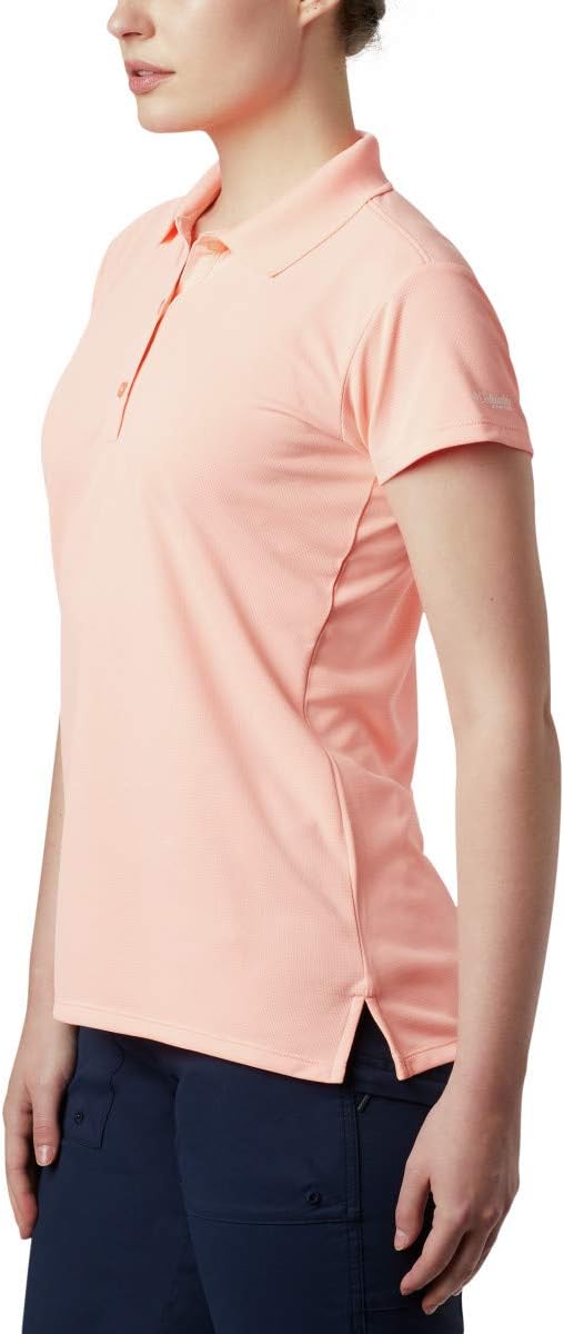 Columbia Damen Innisfree Short Sleeve Polo Wanderhemd L Tiki Pink, L Tiki Pink