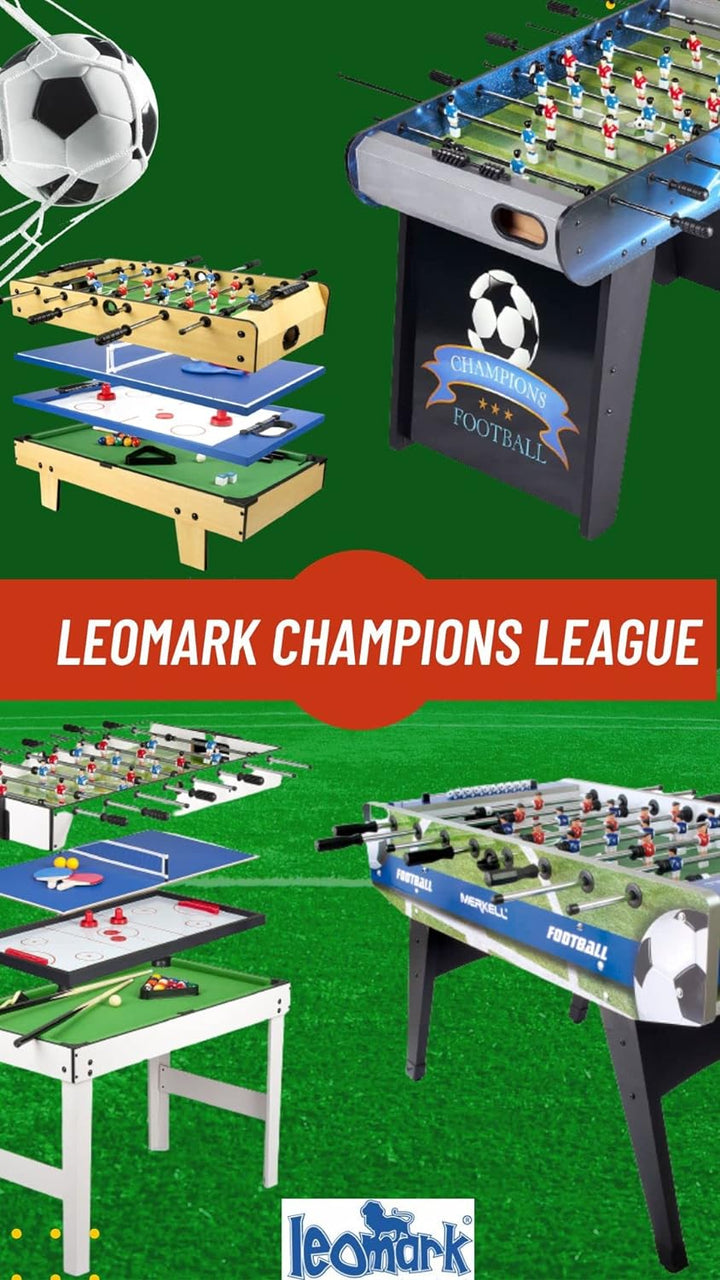 Leomark Tischfussball - SMART Sport - Kicker, Tischkicker für Kinder, Kickertisch mit Zubehör, Kicke