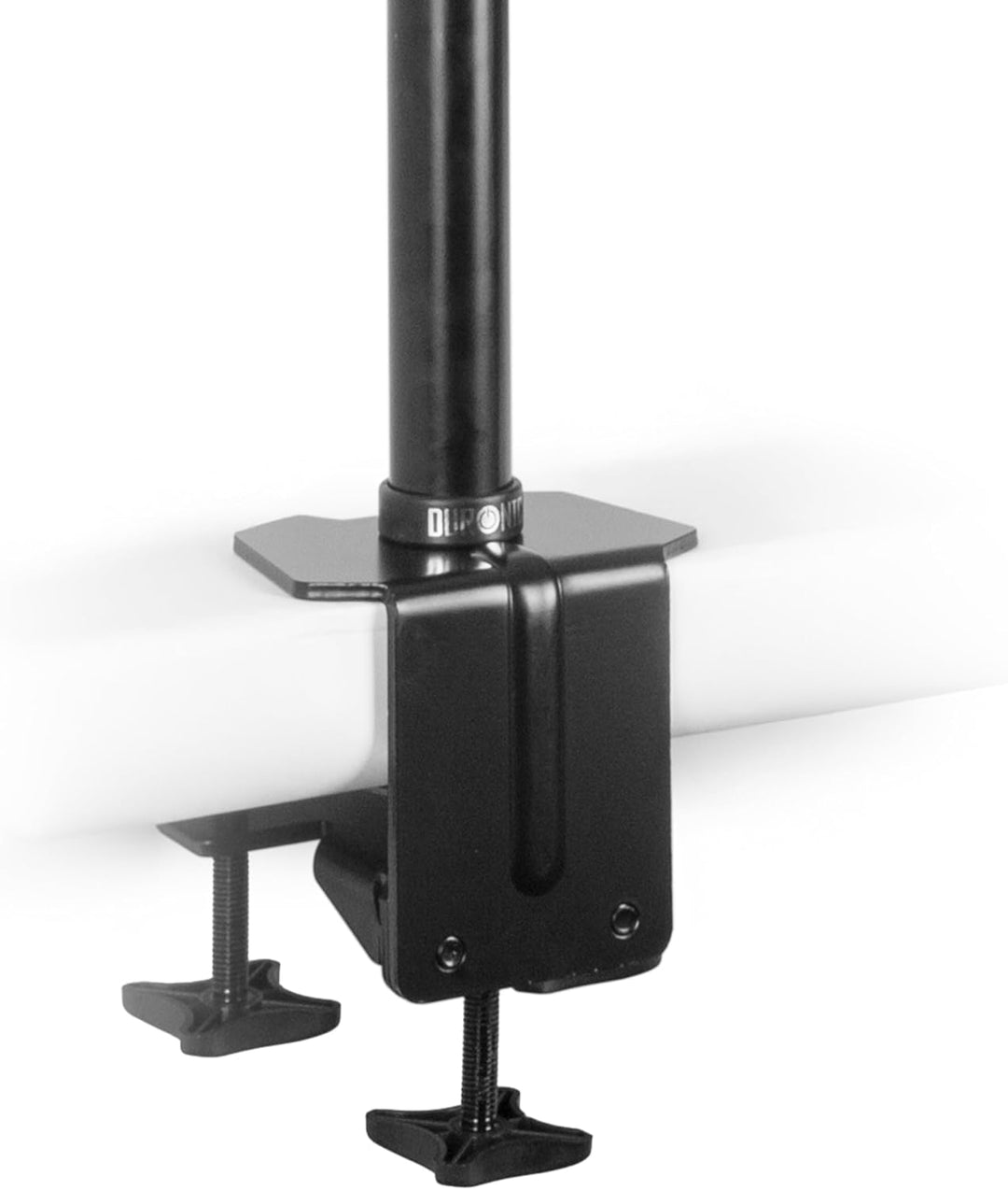 Duronic DM453POLE 80 cm Stange | Erweiterung für Monitorhalterung | Grosse Tischklemme mit DREI Klem