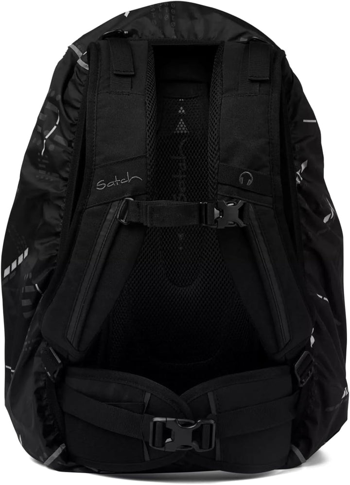 satch Regenschutz für Schulrucksäcke, wasserdicht und schmutzabweisend mit Reflektoren Einheitsgröss